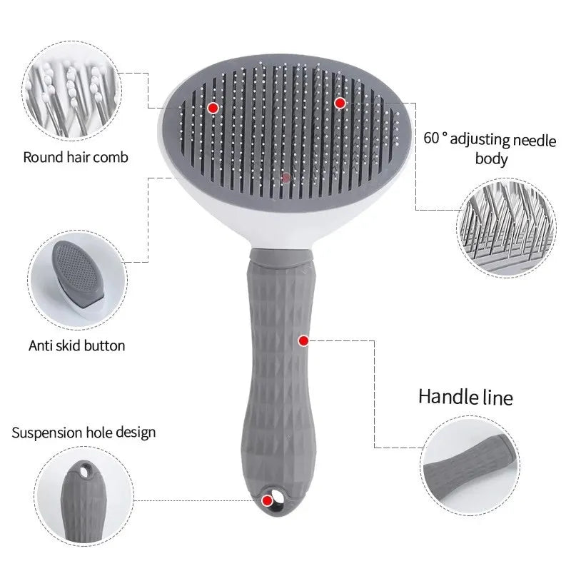 Fur-Free Self-Cleaning Brush
