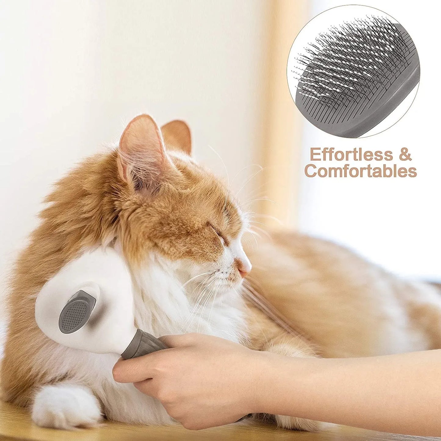 Fur-Free Self-Cleaning Brush